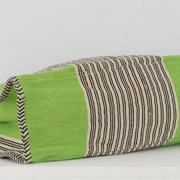 Tote Bag XL Jute Cotton with Pockets - Picture 3 of 5